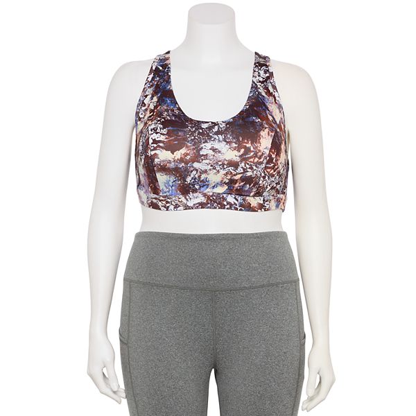 Plus Size Tek Gear® Racerback LowImpact Sports Bra