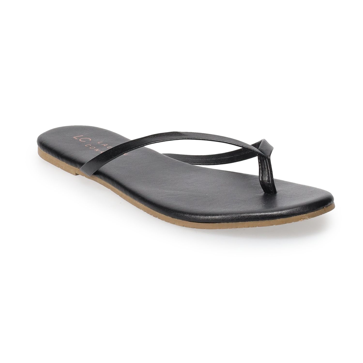 kohls sandals black