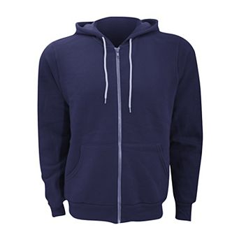 Canvas Unixex Zip-up Polycotton Fleece Hooded Sweatshirt / Hoodie