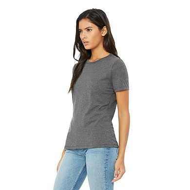 Bella + Canvas Womens/Ladies Heather Jersey Relaxed Fit T-Shirt