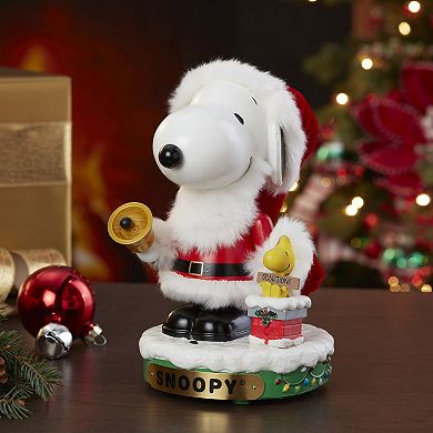 Peanuts Snoopy & Woodstock Musical Santa Nutcracker Table Decor