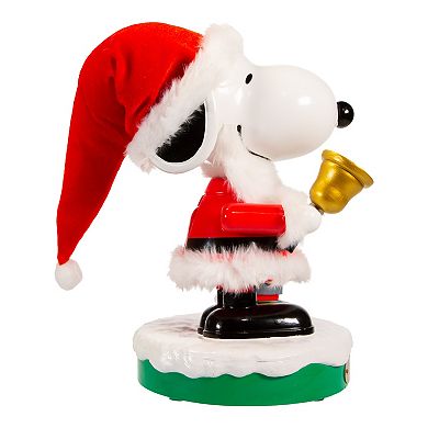 Peanuts Snoopy & Woodstock Musical Santa Nutcracker Table Decor