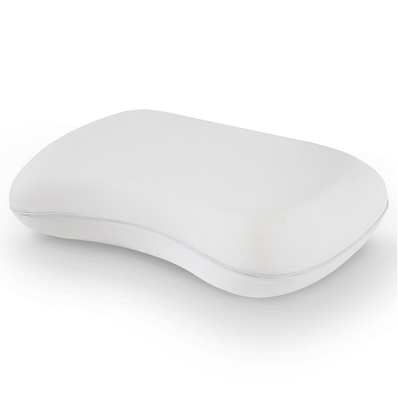Dream Serenity Side Sleeper Memory Foam Standard Pillow, White