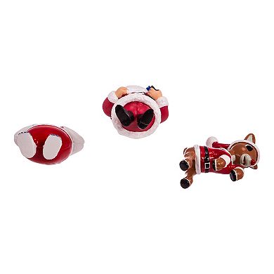 Rudolph The Red Nose Reindeer Christmas Ornament 3-piece Set