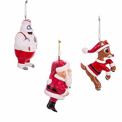 Rudolph The Red Nose Reindeer Christmas Ornament 3-piece Set