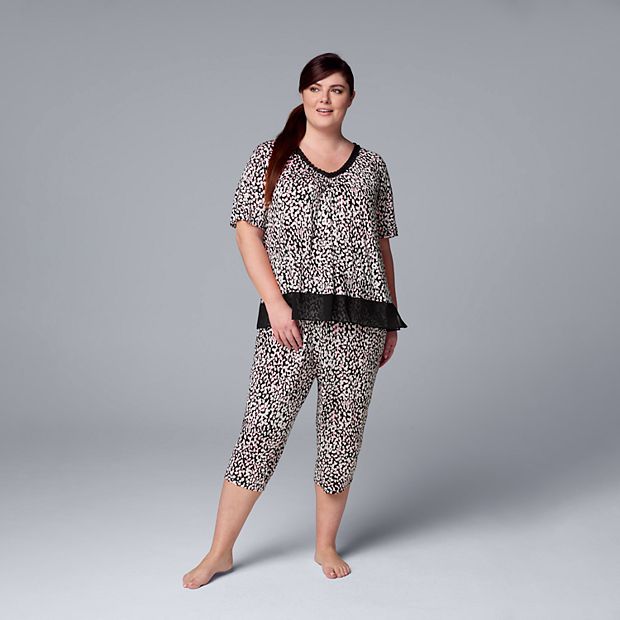 Kohls plus size discount pjs