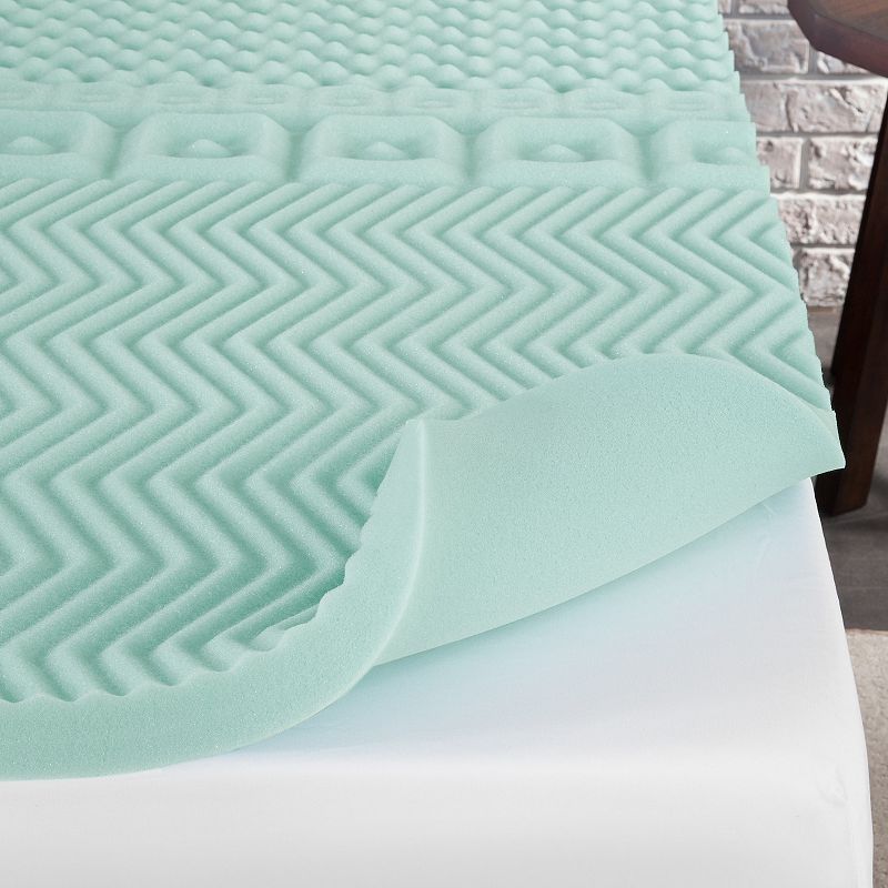 Dream Serenity EcoZone 1.5  Memory Foam Mattress Topper Queen