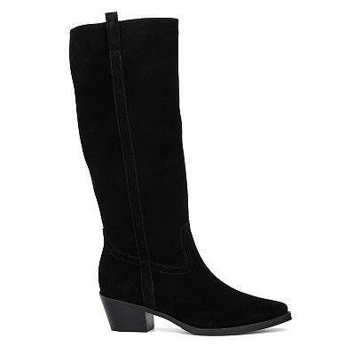 Vintage Foundry Co. Amanda Women's Suede Knee-High Boots