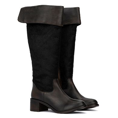 Vintage Foundry Co. Anastasia Women's Leather Knee-High Boots