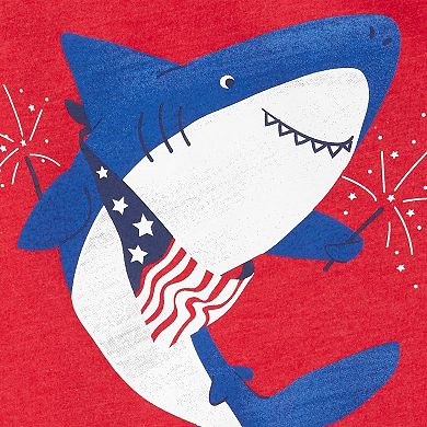 4th of july shark gif