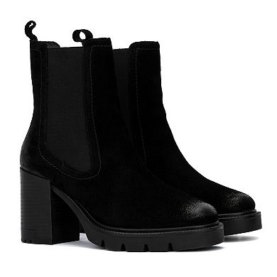 Vintage Foundry Co. Penelope Women's Suede Chelsea Boots