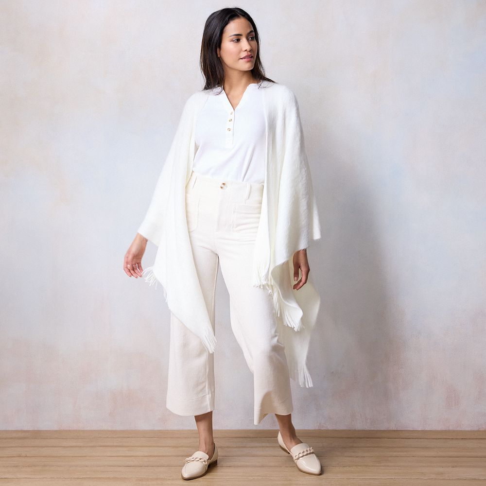 Women's LC Lauren Conrad Brushed Ruana