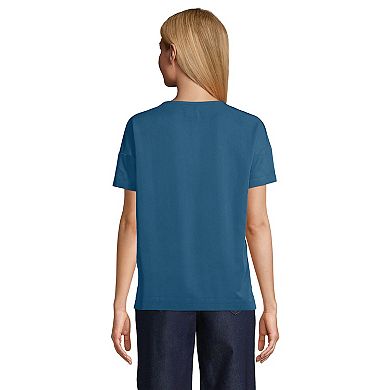 Women's Lands' End Comfy Short Sleeve Tee