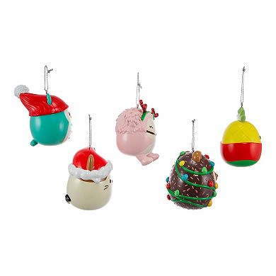 Squishmallows Christmas Ornament 5-piece Set