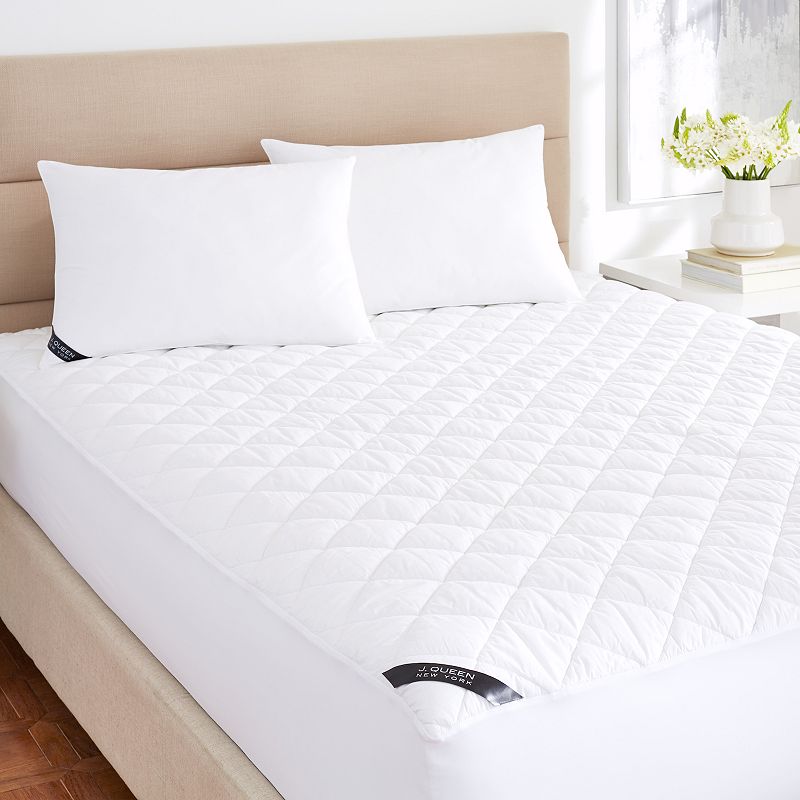 Five Queens Court Excellence Waterproof Mattress Pad, White, King