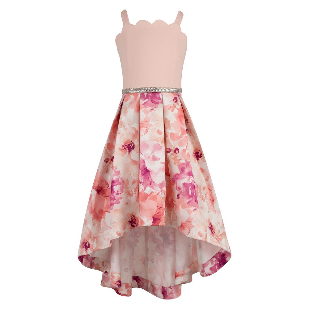Girls 7-16 Speechless Fit & Flare Floral High Low Dress