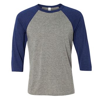 Canvas Mens 3/4 Sleeve Baseball T-Shirt