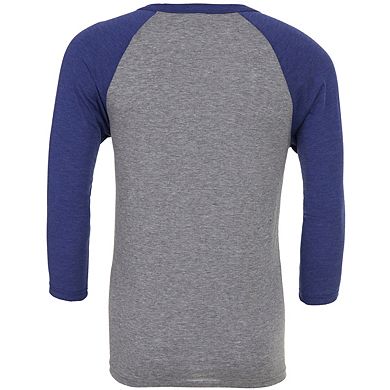 Canvas Mens 3/4 Sleeve Baseball T-Shirt