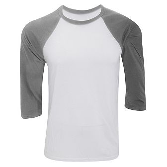 Canvas Mens 3/4 Sleeve Baseball T-Shirt