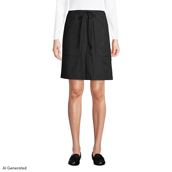 Skort Plissé Lands’ End Femme Taille S – Jupe-short Uniforme Vert/blanc/jaune/noir