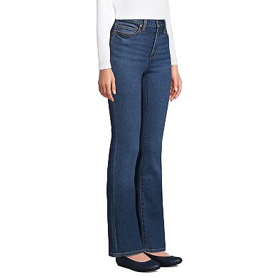 Women's Lands' End High-Rise Bootcut Jeans