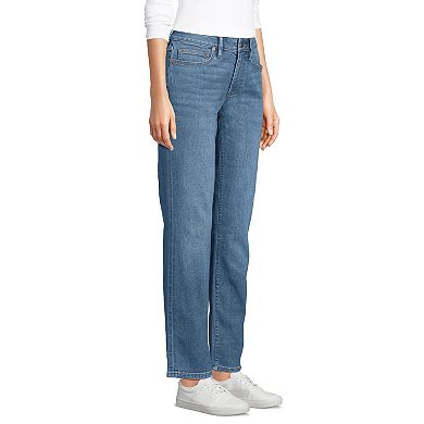 Women's Lands' End Mid-Rise Boyfriend Jeans