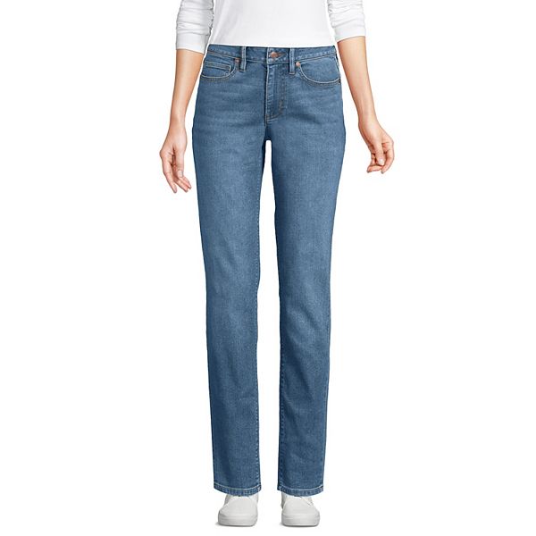 Women's Lands' End Mid-Rise Boyfriend Jeans