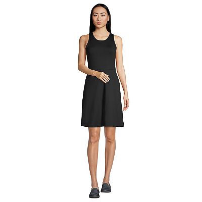 Women s Lands End Bike Shorts Racerback Tank Dress Set