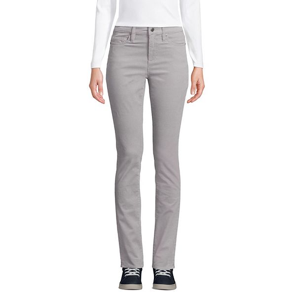 Women's Lands' End Tall MidRise Straight Leg Corduroy Pants