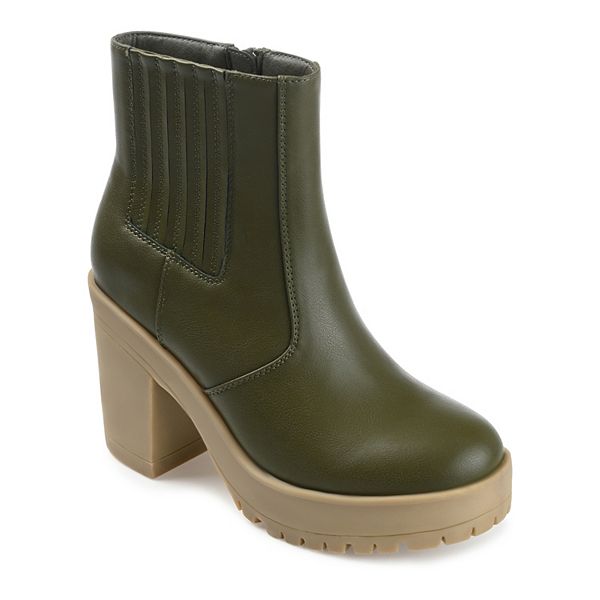 Journee Collection Riplee Women's Boots - Green (7.5 MED)