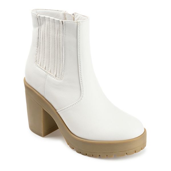 Journee Collection Riplee Women's Boots - White (9 MED)