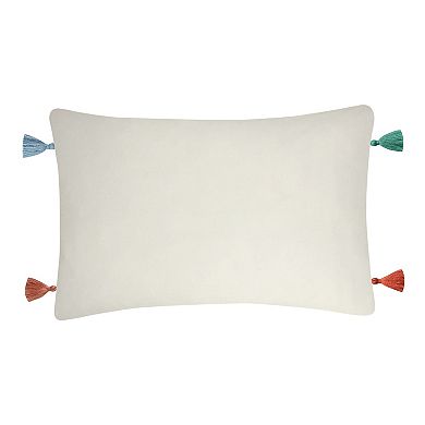 Sonoma Goods For Life® 14" x 22" Fish Fringe Pillow