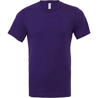 Canvas Unisex Jersey Crew Neck T-Shirt / Mens Short Sleeve T-Shirt