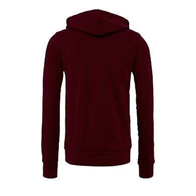 Canvas Unixex Zip-up Polycotton Fleece Hooded Sweatshirt / Hoodie