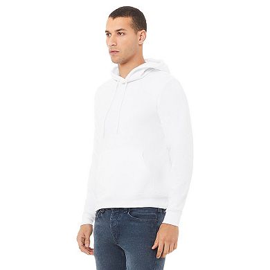 Bella + Canvas Unisex Pullover Polycotton Fleece Hooded Sweatshirt / Hoodie