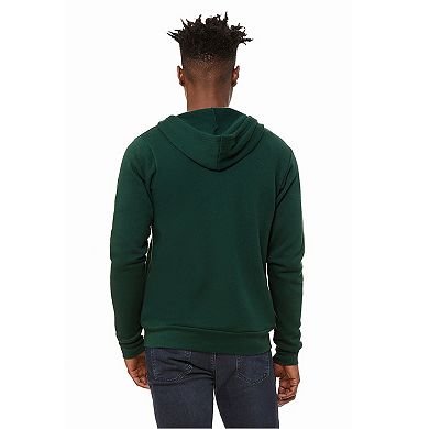 Canvas Unixex Zip-up Polycotton Fleece Hooded Sweatshirt / Hoodie