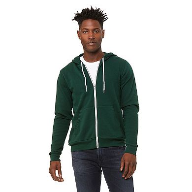 Canvas Unixex Zip-up Polycotton Fleece Hooded Sweatshirt / Hoodie