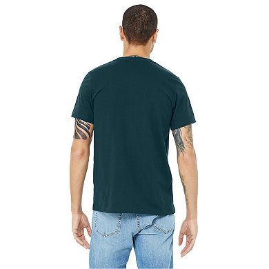 Canvas Unisex Jersey Crew Neck T-Shirt / Mens Short Sleeve T-Shirt