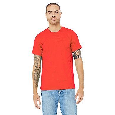 Canvas Unisex Jersey Crew Neck T-Shirt / Mens Short Sleeve T-Shirt