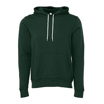 Bella + Canvas Unisex Pullover Polycotton Fleece Hooded Sweatshirt / Hoodie