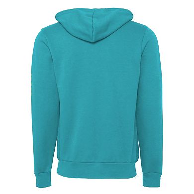 Canvas Unixex Zip-up Polycotton Fleece Hooded Sweatshirt / Hoodie