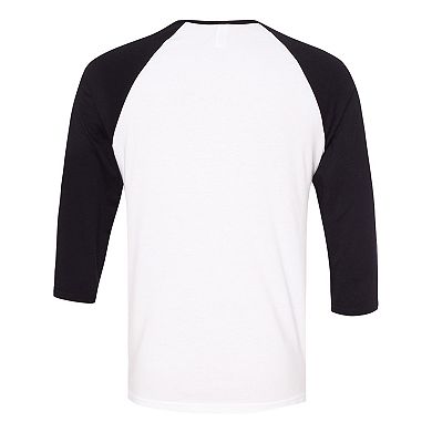 Canvas Mens 3/4 Sleeve Baseball T-Shirt