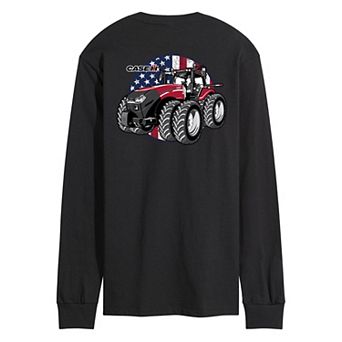 Men's Case IH Magnum With Flag Long Sleeve Tee