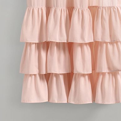 Lush Decor Allison Ruffle Set of 2 Window Curtain Panels