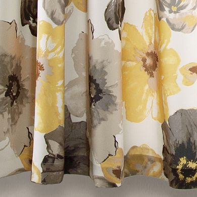 Lush Decor Leah Light Filtering Set of 2 Window Curtain Panels