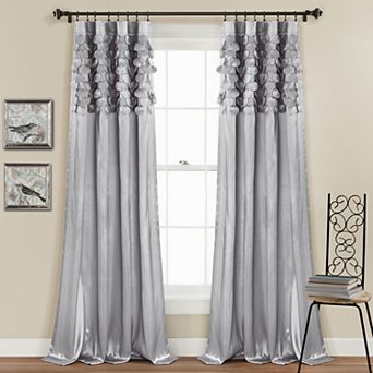Lush Decor Circle Dream Set of 2 Window Curtain Panels