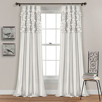 Lush Decor Circle Dream Set of 2 Window Curtain Panels