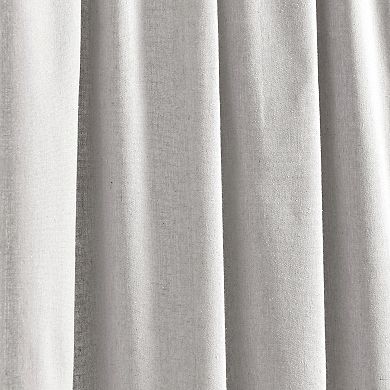 Lush Decor Boho Pom Pom Tassel Linen Window Curtain Panel