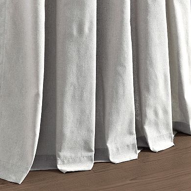 Lush Decor Boho Pom Pom Tassel Linen Window Curtain Panel