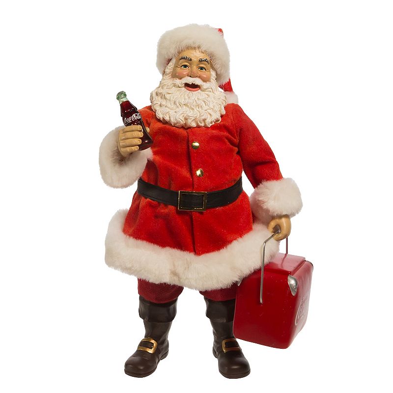 59210908 Coca-Cola Santa & Cooler Christmas Table Decor, Mu sku 59210908